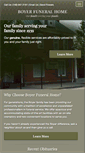 Mobile Screenshot of boyerfuneral.com